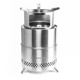 Whitsunday Portable Wood Burning Stove (Size: large)