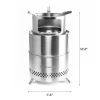 Whitsunday Portable Wood Burning Stove