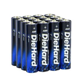 DieHard 41-1124 AAA Alkaline Batteries – High Performance Long-Lasting Power (Available in 16 Pack & 20 Pack) (Pack: 16)