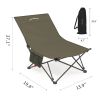 3-Level Adjustment Camping Lounge Chair
