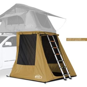TNT 1.9 Annex Room – Add-On Room for Side-Opening Softshell Roof Top Tent (Color: Desert Brown)