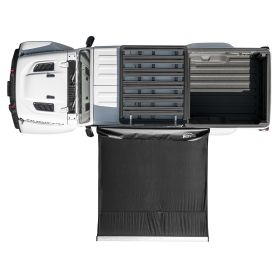 180 Degree Gas-Strut Power Assisted Vehicle Side Awning (Design: 38.36 SF)