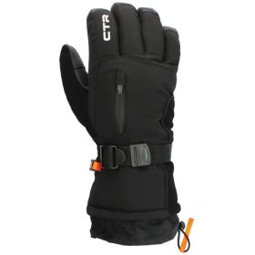 MAX SKI GLOVE - BLACK (Size: large)