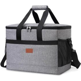Soft Cooler Bag (Color: Gray)