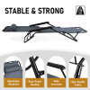 Portable Dual Purposes Extendable Folding Reclining Chair