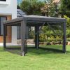 Party Tent with 4 Mesh Sidewalls