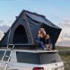 Trustmade Triangle Aluminum Black Hard Shell Grey Rooftop Tent