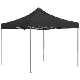 Professional Folding Party Tent Aluminum (Color: Anthracite, Size: 9.8' x 9.8')