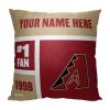 OFFICIAL MLB Color Block Personalized Pillow