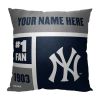 OFFICIAL MLB Color Block Personalized Pillow