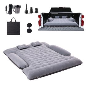 VEVOR Truck Bed Air Mattress, Inflatable with 12V Pump, 2 Pillows & Carry Bag (Size: 6' to 6.5')