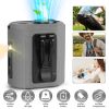 5-in-1 Wearable Waist Clip Fan – 10,000mAh Rechargeable Portable Fan with 5 Speeds, LED Flashlight & Emergency Power Bank