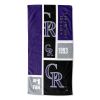 OFFICIAL MLB Color Block Personalized Beach Towel