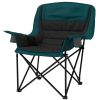 Padded Folding Camping Chair - Portable with Cup Holder & Side Pockets