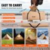 VEVOR Canvas Bell Tent, Waterproof with Stove Jack & Detachable Wall
