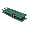 2-Person Folding Camp Cot - 50" Wide Elevated Sleeping Bed