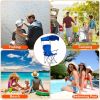 Foldable Beach Canopy Chair with Sun Protection