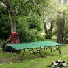 2-Person Folding Camp Cot - 50" Wide Elevated Sleeping Bed