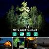 Portable Solar Charger: 33,500mAh, Fast Charging, Waterproof, 6W Flashlight for iPhone, Samsung, Tablet