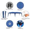 20''x 10'' Two Windows Practical Waterproof Folding Tent