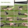 2-Person Hammock with Mosquito Net – 600 lb Load, Portable Nylon Camping Swing