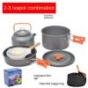 Outdoor Portable 2-3 Person Camping Stove Cover Pot Picnic Cooker