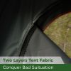 Trustmade Triangle Aluminum Black Hard Shell Grey Rooftop Tent