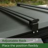 Trustmade Triangle Aluminum Black Hard Shell Grey Rooftop Tent