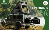 Trustmade Triangle Aluminum Black Hard Shell Grey Rooftop Tent