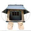 Trustmade Triangle Aluminum Black Hard Shell Grey Rooftop Tent