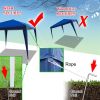 Two Doors & Two Windows Practical Waterproof Folding Tent