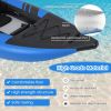 Inflatable 2-Person Kayak Set – Heavy-Duty PVC Kayak with Aluminum Oars, Adjustable Seats & Repair Kit