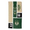 OFFICIAL NBA Color Block Personalized Beach Towel