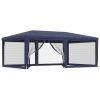 Party Tent with 6 Mesh Sidewalls
