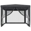 Party Tent with 4 Mesh Sidewalls
