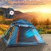 4–5 Person Pop-Up Camping Tent – Instant Setup, Waterproof with Mosquito Net Windows