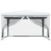 Party Tent with 4 Mesh Sidewalls