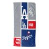 OFFICIAL MLB Color Block Personalized Beach Towel