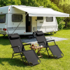 Portable Dual Purposes Extendable Folding Reclining Chair