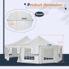 Heavy-Duty Outdoor Party Tent – Wedding Canopy with Storage Bags