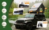 Trustmade Triangle Aluminum Black Hard Shell Grey Rooftop Tent