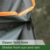 Trustmade Triangle Aluminum Black Hard Shell Grey Rooftop Tent