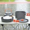 Outdoor Portable 2-3 Person Camping Stove Cover Pot Picnic Cooker