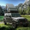 Trustmade Triangle Aluminum Black Hard Shell Grey Rooftop Tent