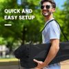 Padded Double Camping Chair - Folding with Armrests & Cup Holders
