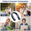 Portable Neck Fan With Type-C Charging Battery Hands-Free Bladeless