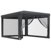 Party Tent with 4 Mesh Sidewalls