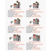 Heavy Duty Stainless Steel Metal Garden Hose with 10-Function Spray Nozzle