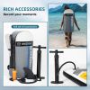 Touring Inflatable Paddle Board SUP – Includes Paddle, Backpack, Pump & Leash