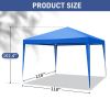 Waterproof Outdoor Gazebo – Patio Party Tent for Wedding & BBQ, 10' x 10'